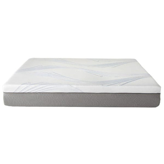 New Pluma White/Gray 12" SensaFlex GelLux Queen Mattress