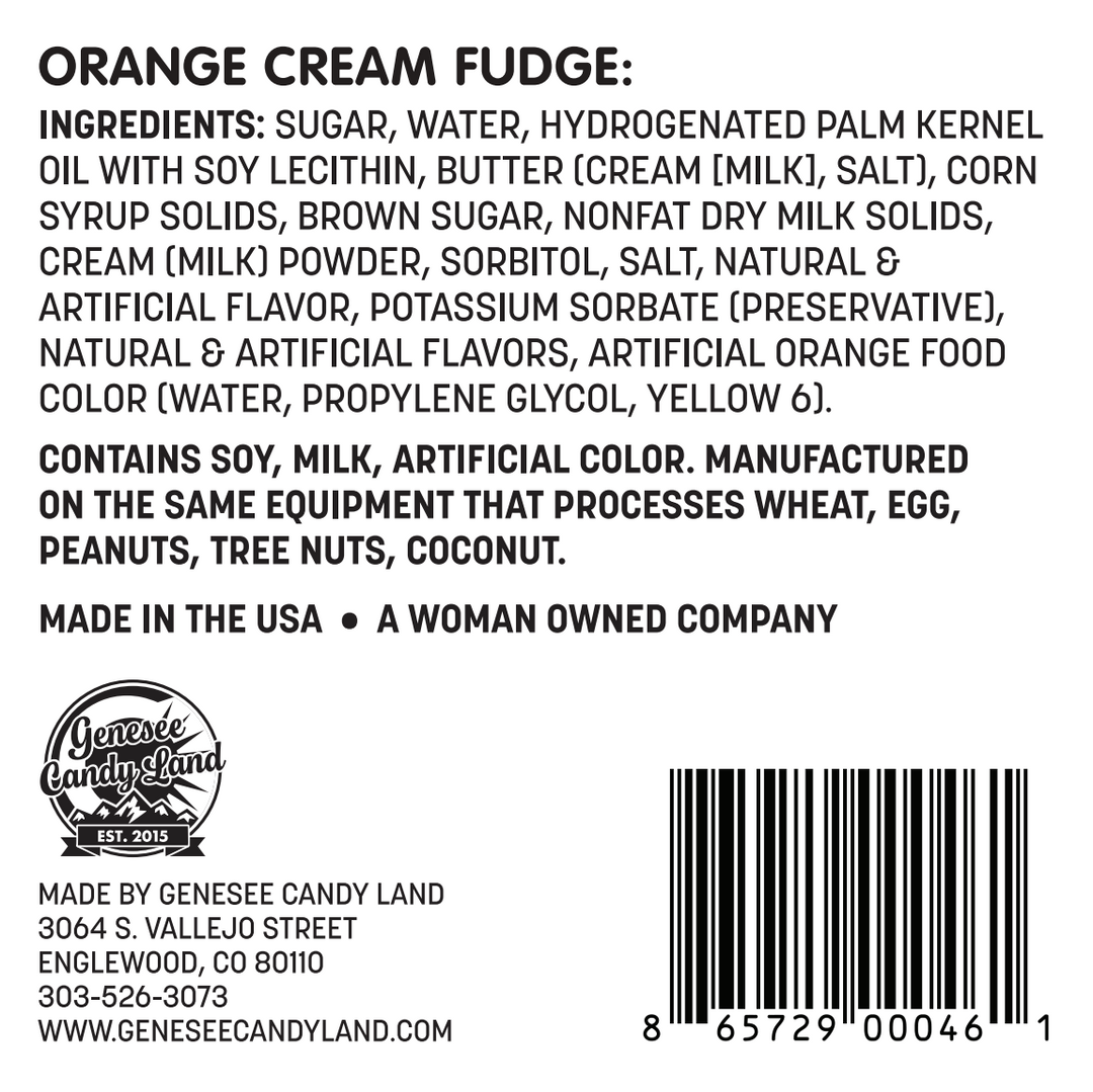 Orange Cream Fudge