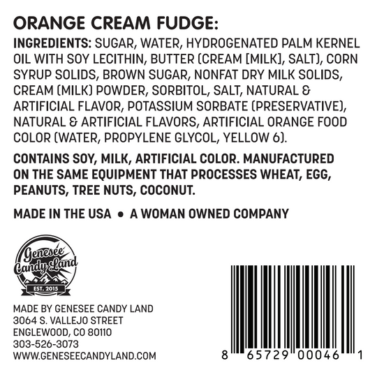 Orange Cream Fudge