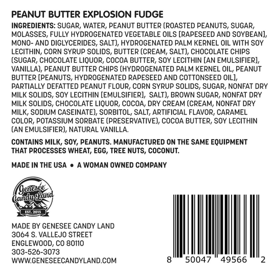 Peanut Butter Explosion Fudge