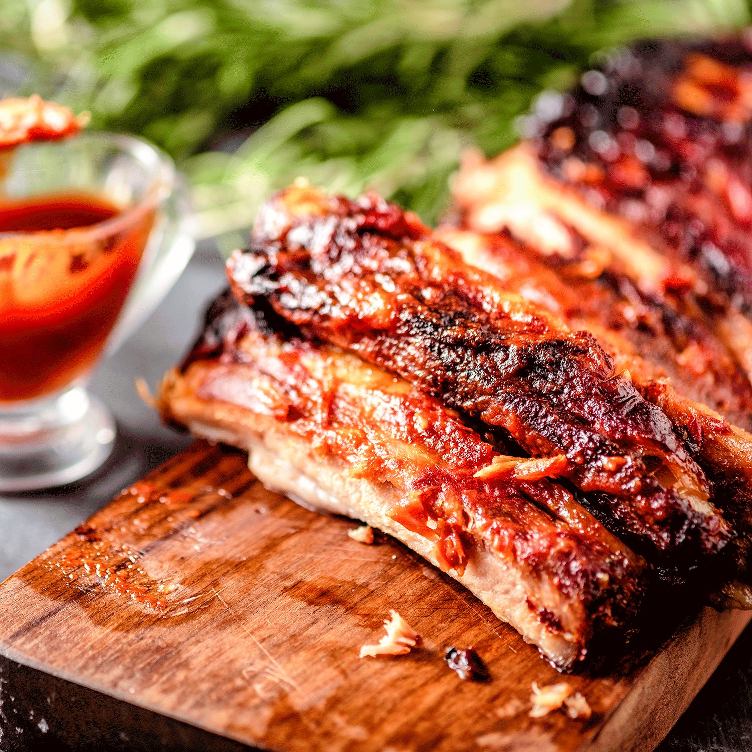 Baby Back Ribs – Peach Sriracha BBQ for Unforgettable Flavor