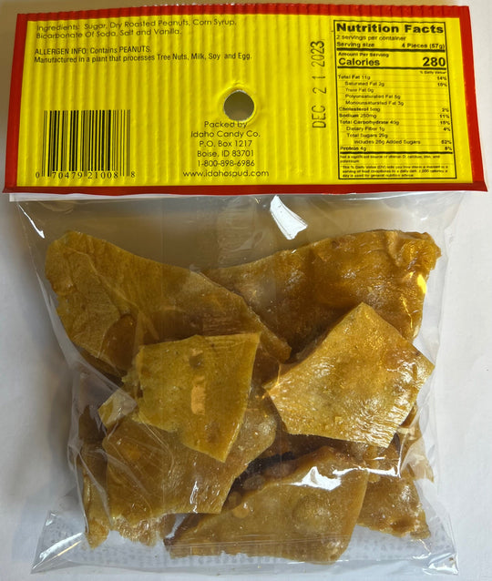 Peanut Brittle - Bag - 4oz