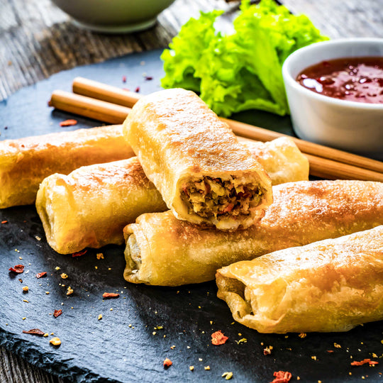 BBQ Pulled Pork Egg Rolls – Smoked Pork &amp; Crunchy Veggie Spring Rolls
