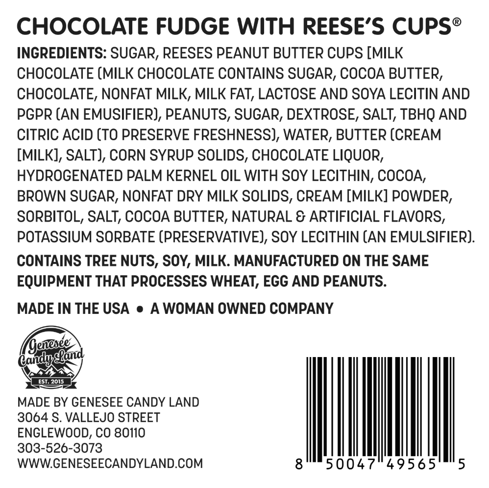Chocolate with Reeses® Crumble Fudge