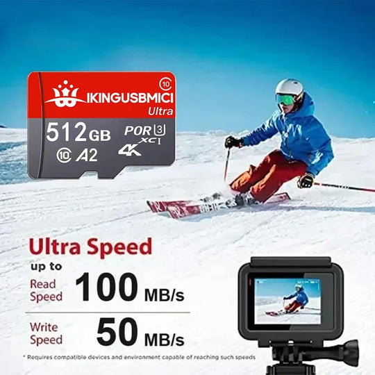 Flash Memory Card U3 32-64-128-256-512gb Original Camera Micro Memory High Speed Class 10 Quality Durable Premium High Quality