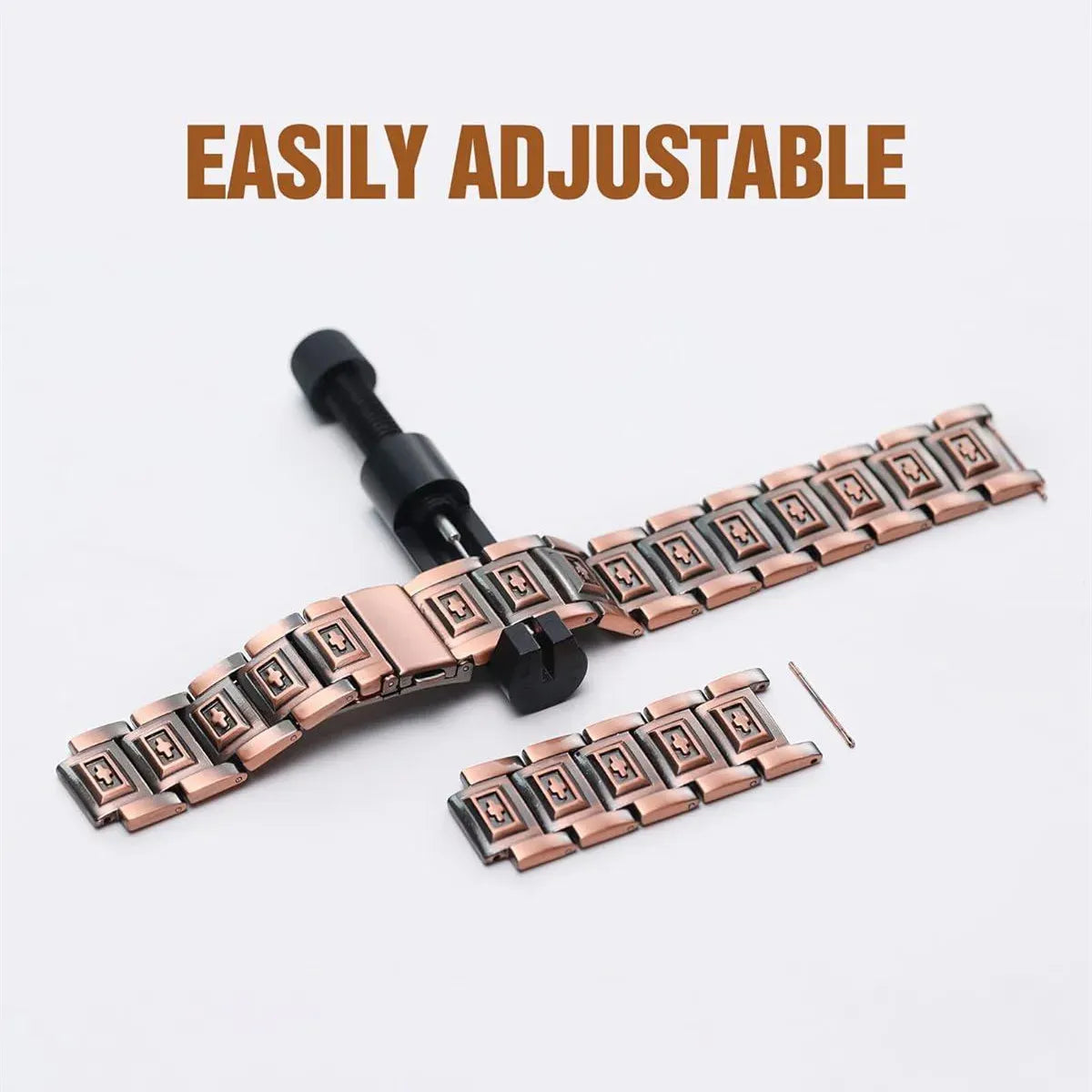 ARADOO Copper Bracelet for Men - Magnetic Therapy Wristband