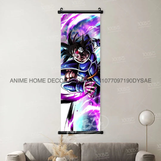 Dragon Ball Posters Anime Figures Wall Art Frieza Home Decor VegetaIII Scrolls Picture Goku Hanging Painting Son Gohan Wallpaper