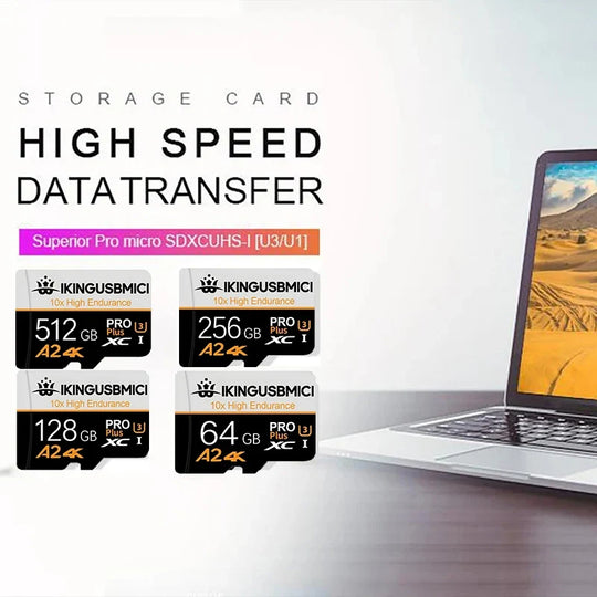 Original Memory Card 512GB 256GB 128GB 64GB 32GB TF Micro TF Class A1-10 UHS-1 Flash Memory Microsd