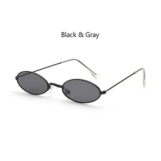 Summer Retro Small Oval Sunglasses Ladies Vintage Shades Cat Eye Sun Glasses Men Women Rectangular Eyeglasses Protection 400UV