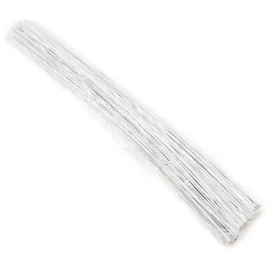 100Pcs 40cm Floral Wire Stems Paper Covered Iron Wire Artificial Branches Twigs DIY Crafts Flower Making Accessory Home Decor