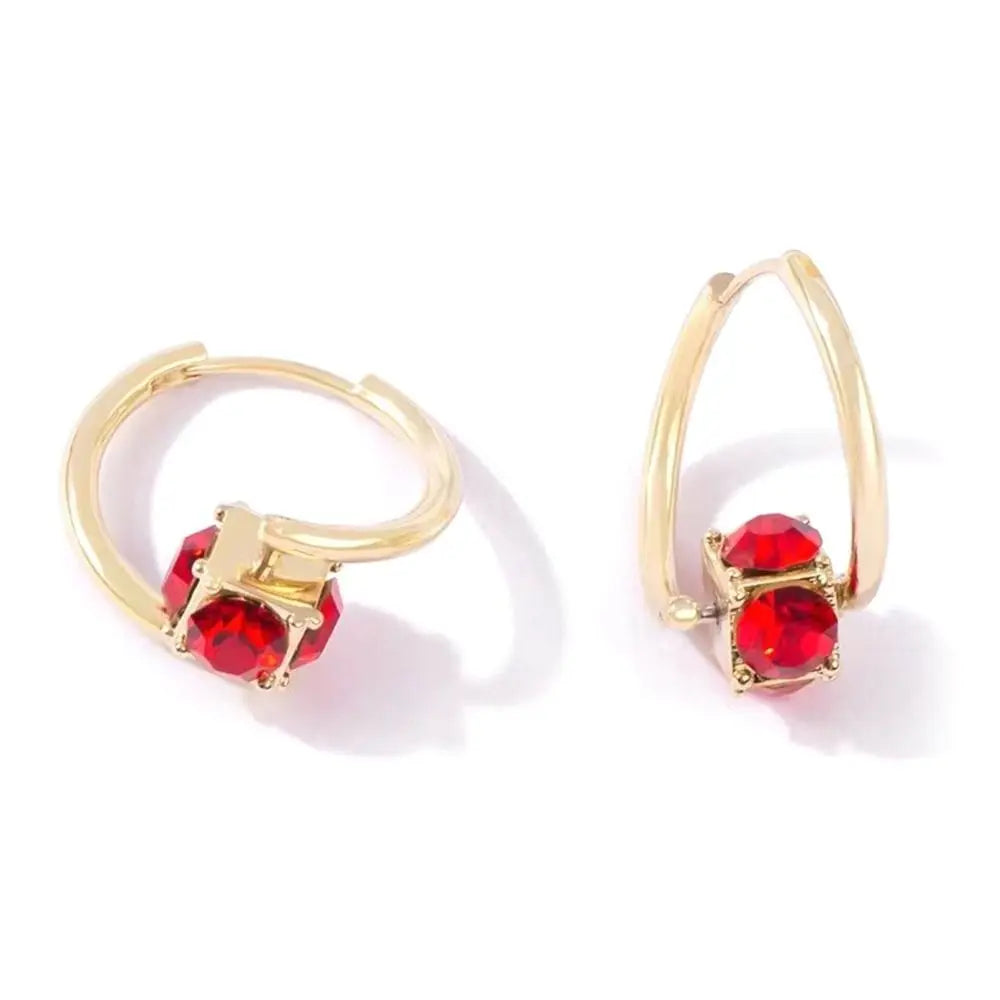 1 Pair Copper Magnetherapy Germanium Earrings Therapy Luxury Magnetic Therapy Earrings Colorful Lymphvity Magnetherapy Earring
