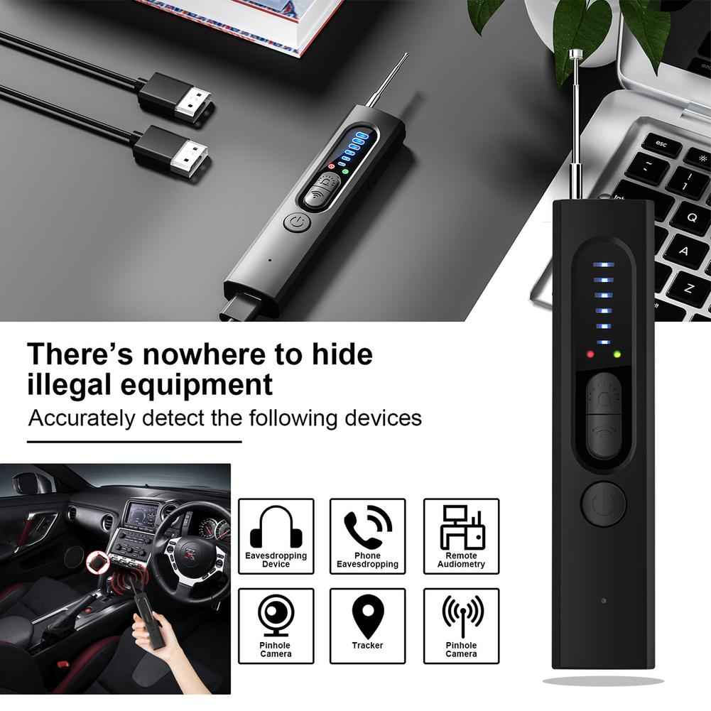Wireless Signal &amp; Hidden Camera Detector - Anti-Spy Bug Detector Device