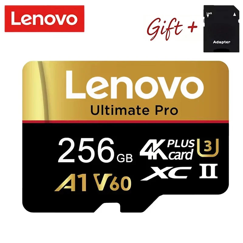 Secure Lenovo Memory Card TF Cards SD Cards Micro TF SD 128GB 1TB 256GB 32GB V10 Compatibility Device V30 for Camera / Android