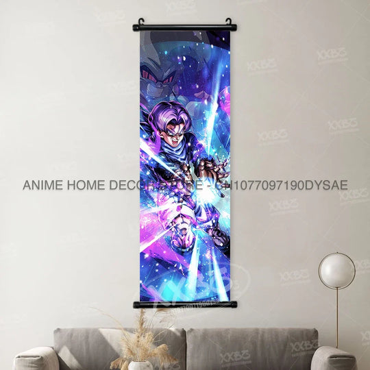 Dragon Ball Posters Anime Figures Wall Art Frieza Home Decor VegetaIII Scrolls Picture Goku Hanging Painting Son Gohan Wallpaper