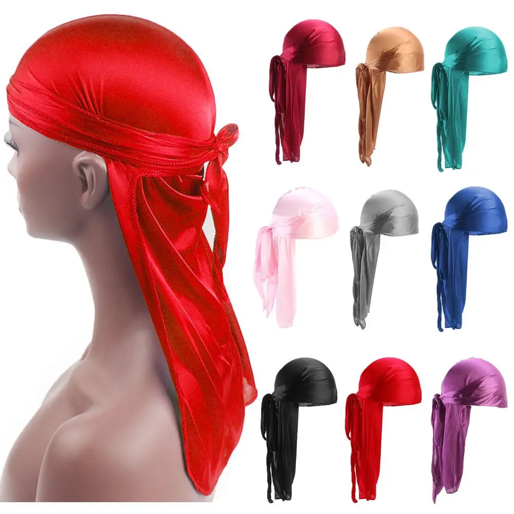 Adjustable Chemo Cap for Women – Stylish Silk Durag Headwrap