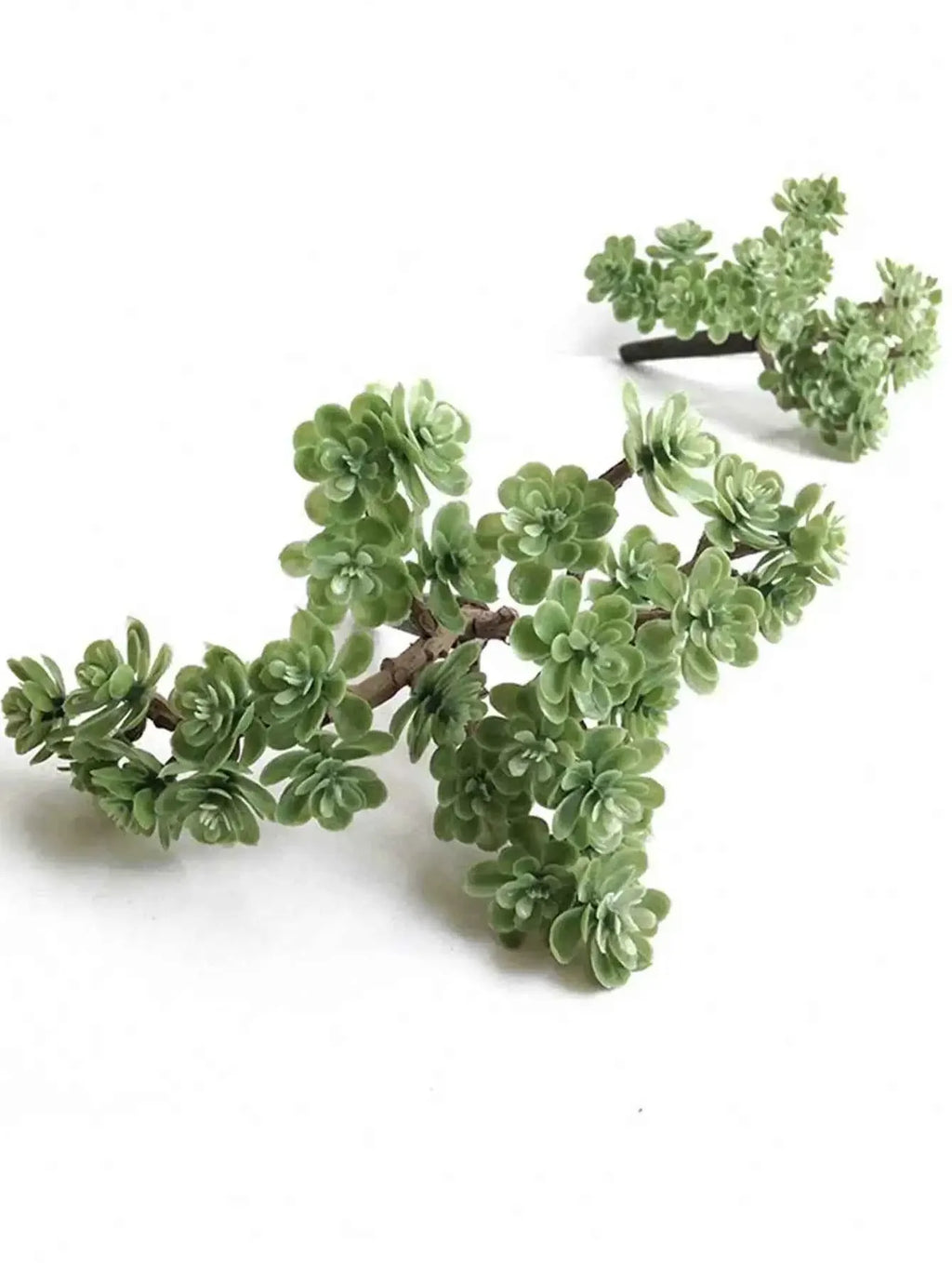 Faux Green Sedum Succulent Pick Plastic Aritificial Encrinite Succulent Spring Plants Home Decor Office Plant Landscaping
