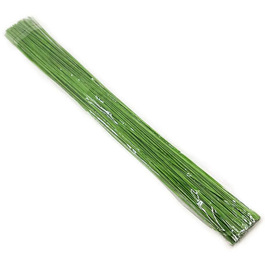 100Pcs 40cm Floral Wire Stems Paper Covered Iron Wire Artificial Branches Twigs DIY Crafts Flower Making Accessory Home Decor