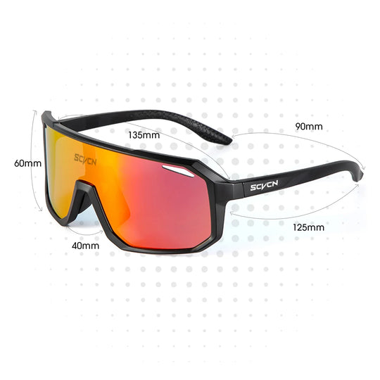 SCVCN Cycling Glasses Outdoor Sports Bicycle Sunglasses Men MTB Cycling Sunglasses Women Road Bike Glasses