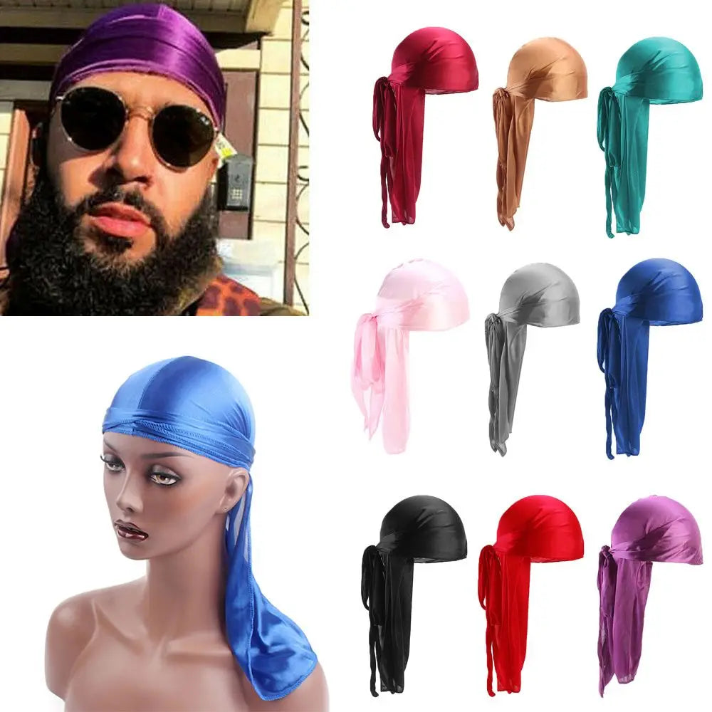 Adjustable Chemo Cap for Women – Stylish Silk Durag Headwrap