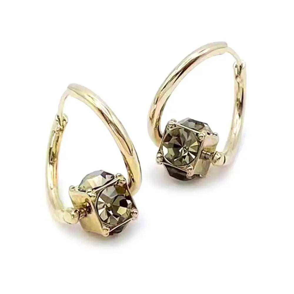 1 Pair Copper Magnetherapy Germanium Earrings Therapy Luxury Magnetic Therapy Earrings Colorful Lymphvity Magnetherapy Earring