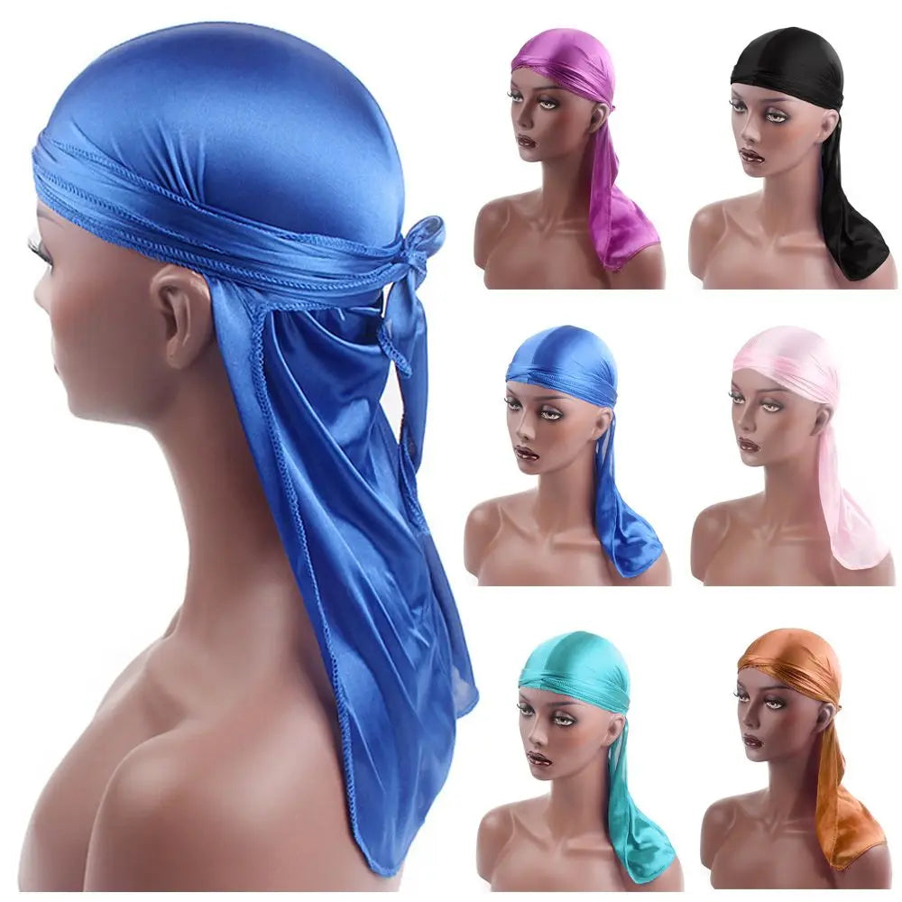 Adjustable Chemo Cap for Women – Stylish Silk Durag Headwrap