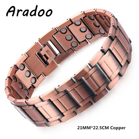 ARADOO Vintage Pure Copper Cross Men&