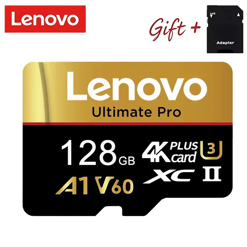 Secure Lenovo Memory Card TF Cards SD Cards Micro TF SD 128GB 1TB 256GB 32GB V10 Compatibility Device V30 for Camera / Android
