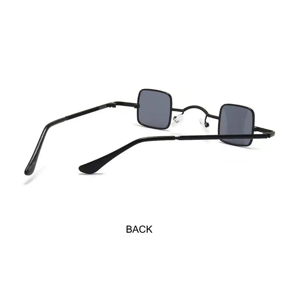 Fashion Small Square Sunglasses Ultra Light Metal Frame Hip Hop Punk Sun Glasses Candy Color Sunglasses Shades for Women Men