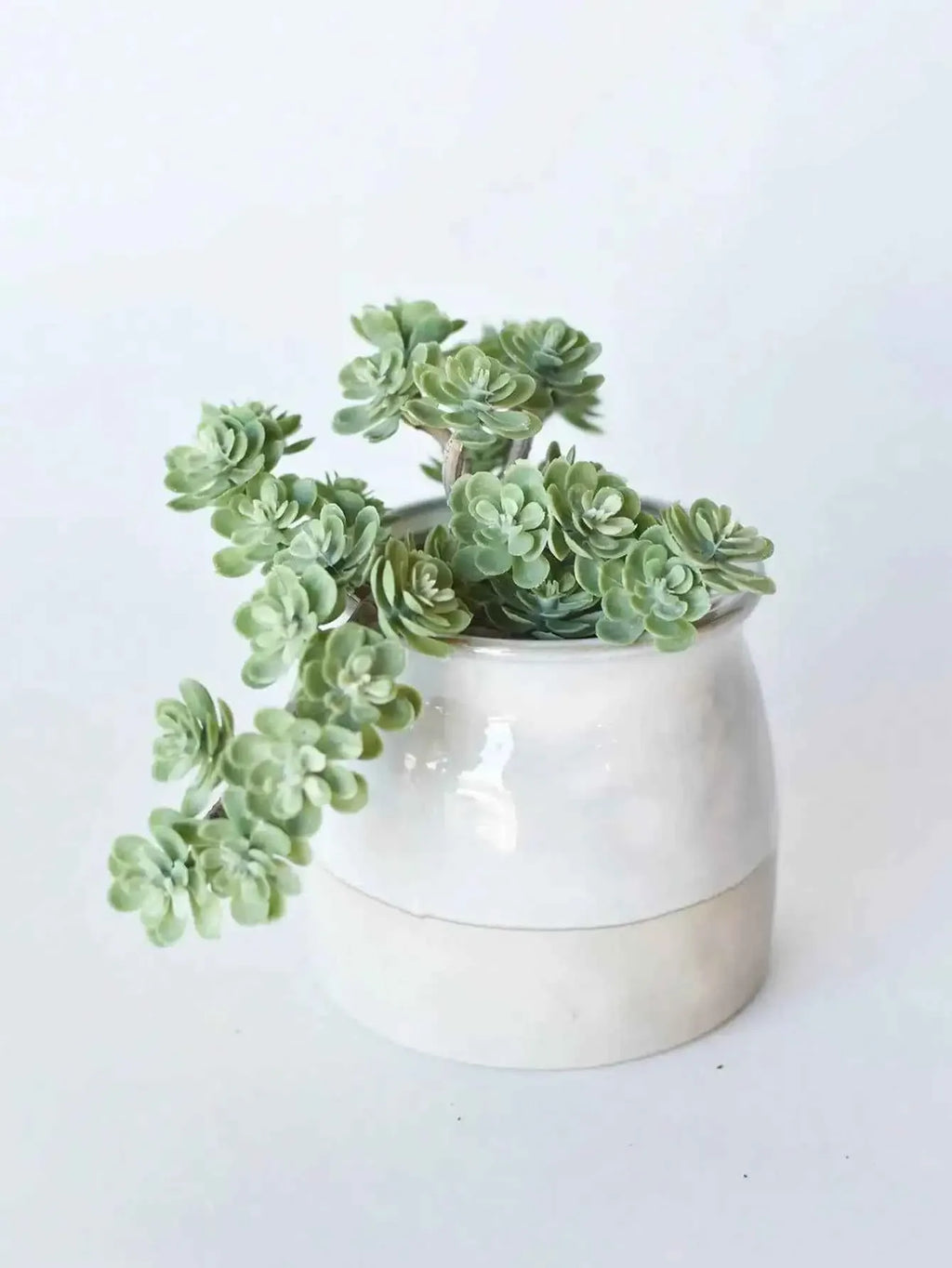 Faux Green Sedum Succulent Pick Plastic Aritificial Encrinite Succulent Spring Plants Home Decor Office Plant Landscaping