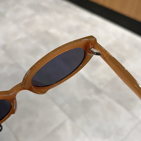 Vintage Oval Sunglasses Women Fashion Retro Female Sun Glasses New Trendy Luxury Brand Designer UV400 Lady Shades Eyewear