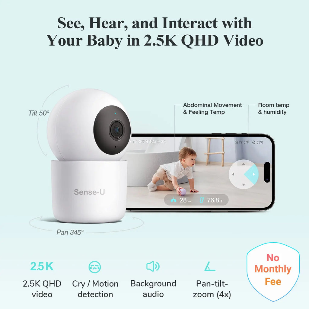 Monitor Your Baby Anytime with Our Pro Baby Monitor