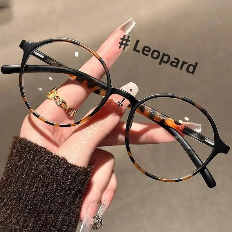 New Round Reading Glasses Women Computer Glasses Hyperopia Presbyopia Eyeglasses Clear Lens Prescription Eyewear очки для