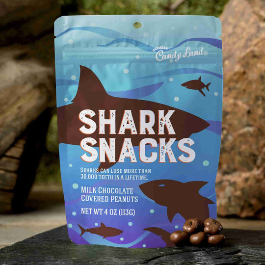 Shark Snacks (Chocolate Covered Peanuts)