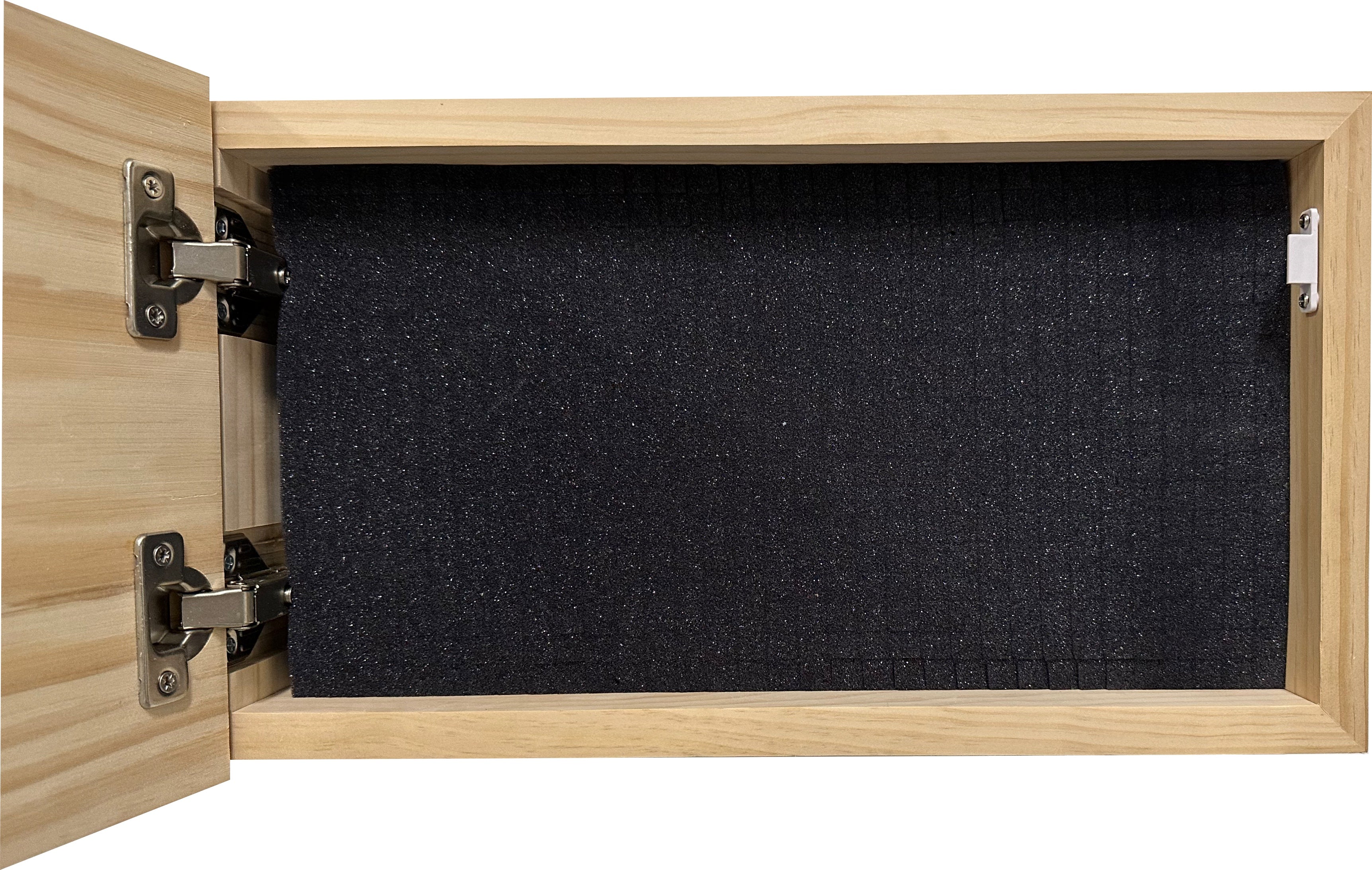 Dont Tread on Me Concealment Shelf - Quick Access Patriotic Hidden Gun Storage with Magnetic Lock - Safe & Secure Gun Concealment Furniture (Stripes)