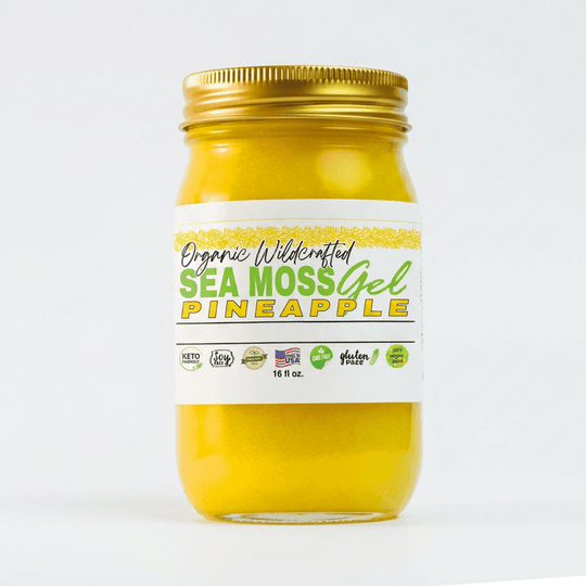 Sea Moss Gel - Pineapple Flavor 16oz