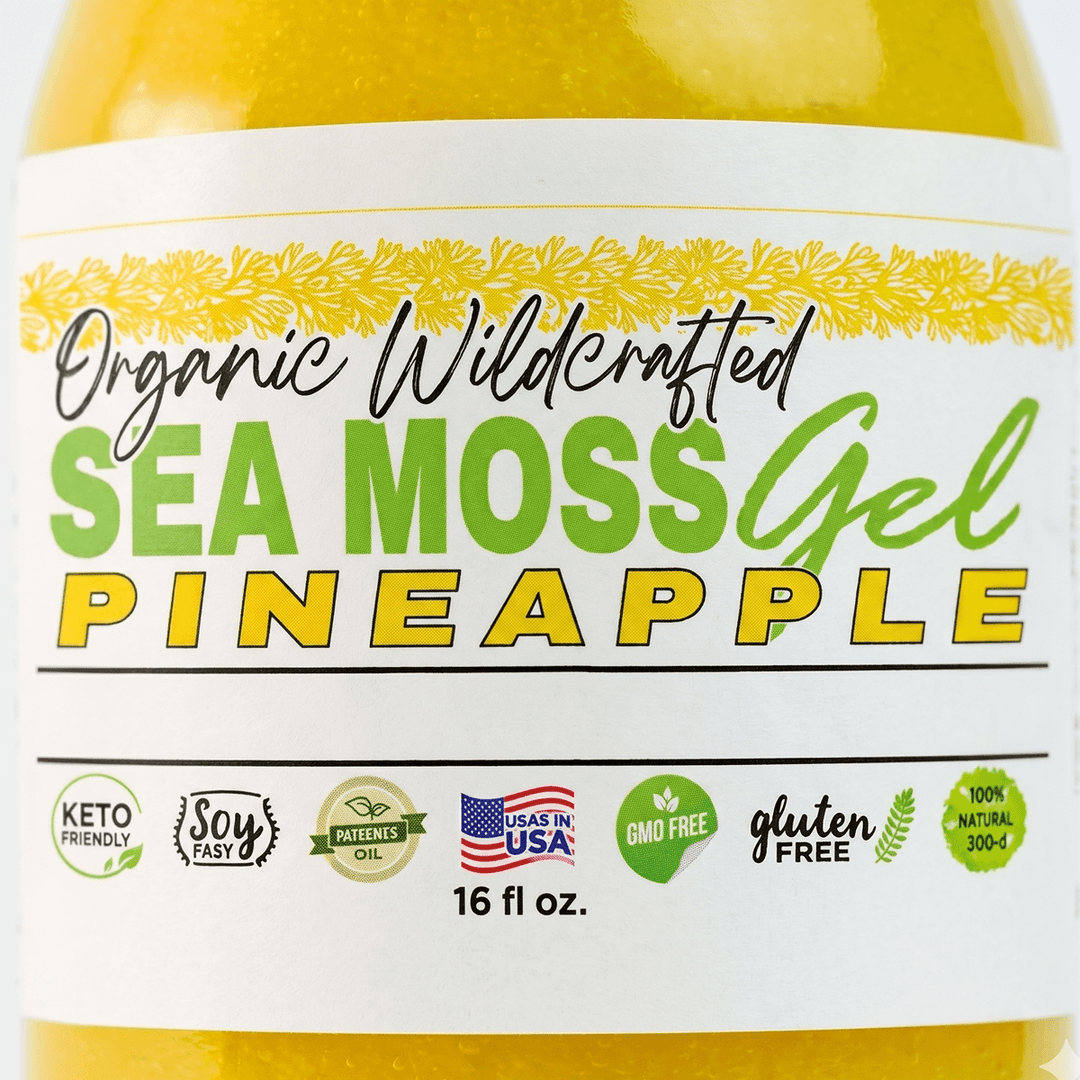 Sea Moss Gel - Pineapple Flavor 16oz