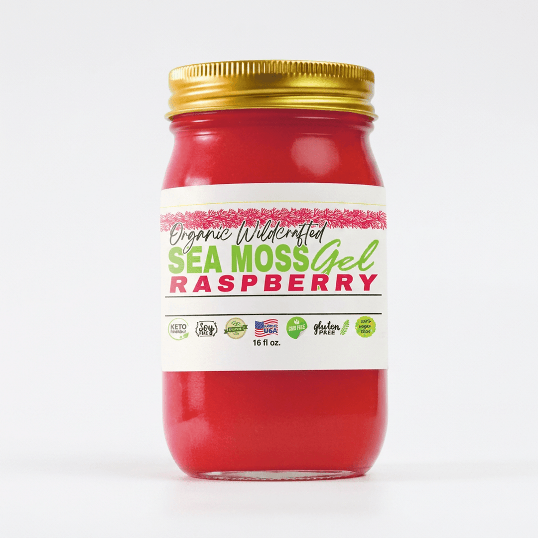 Sea Moss Gel - Raspberry Flavor 16oz