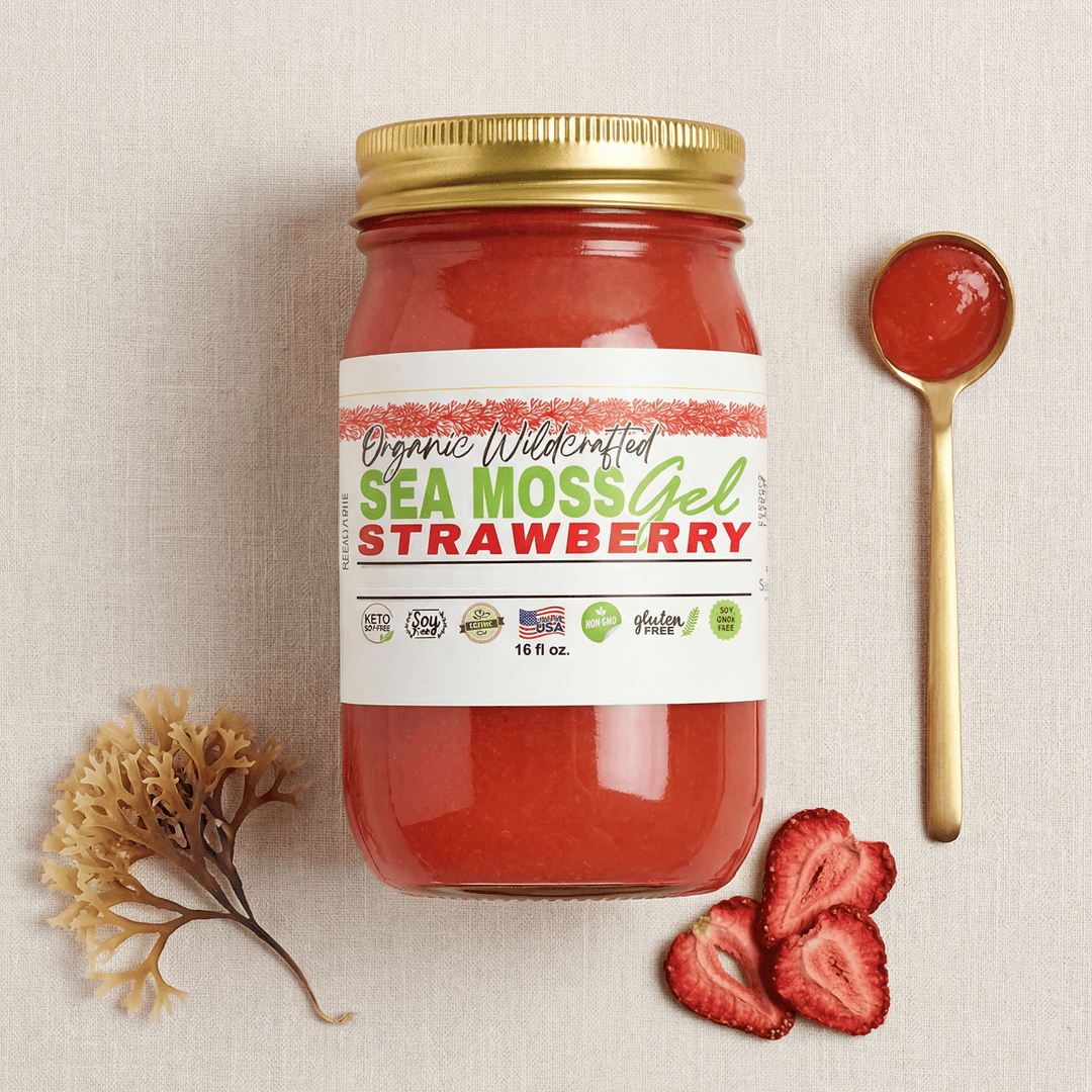 Sea Moss Gel - Strawberry Flavor 16oz