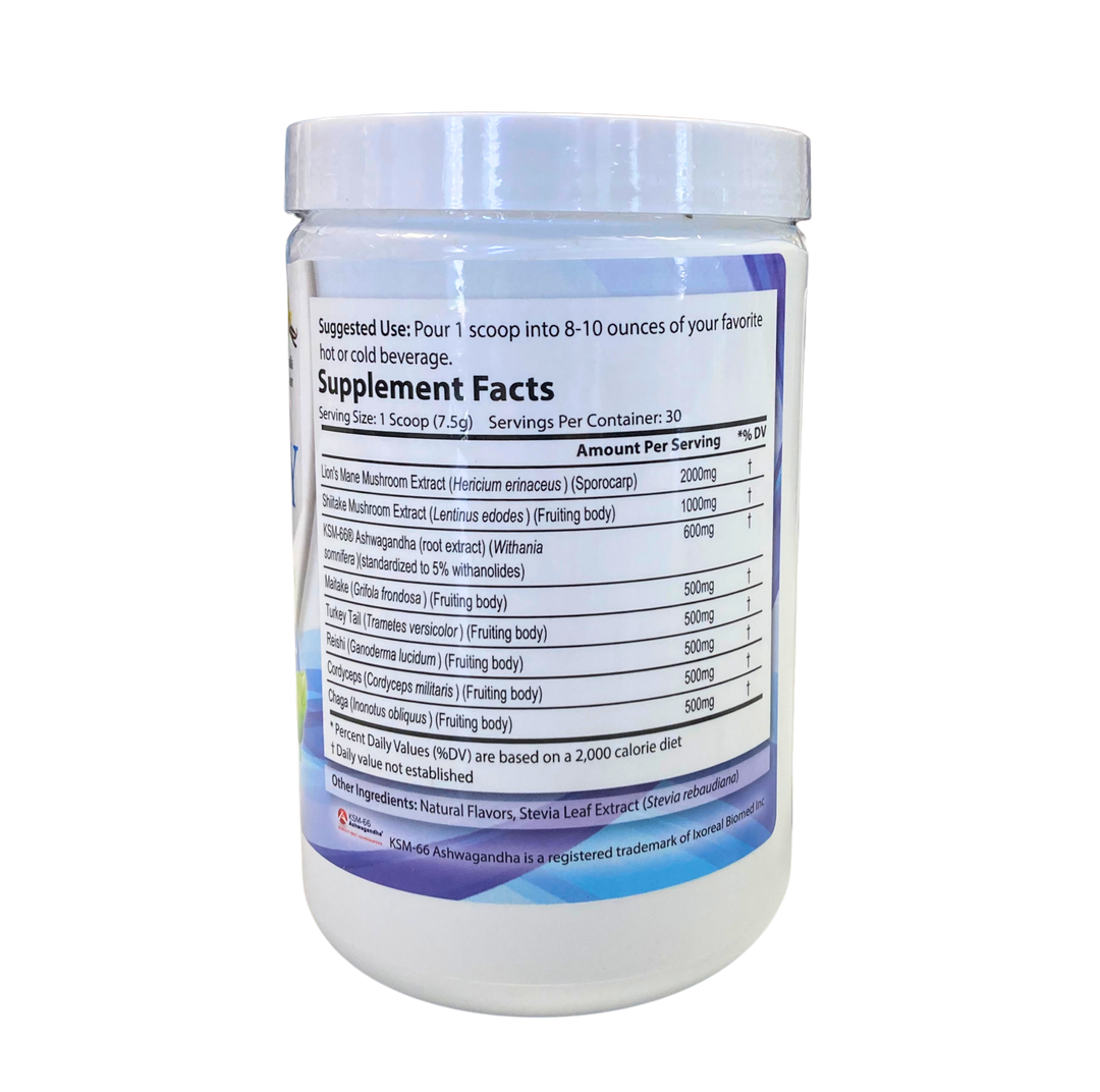 Vitality Mushroom SuperBlend Powder with Ashwagandha