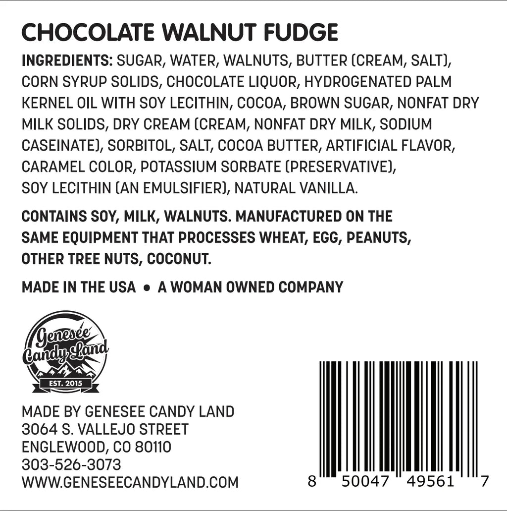 Indulge in Our Decadent Chocolate Walnut Fudge