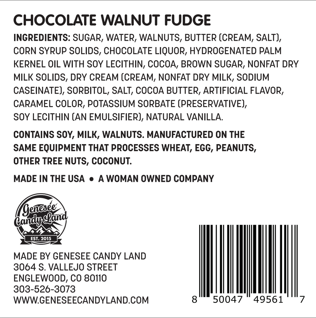 Chocolate Walnut Fudge