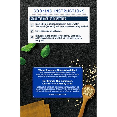 Kroger Pearl Couscous 6 oz