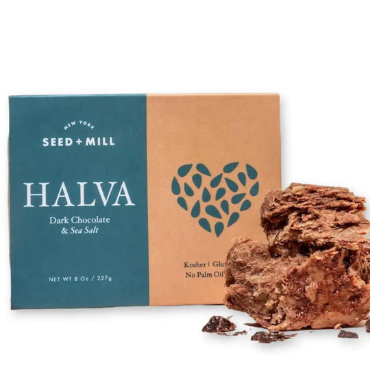 Seed + Mill - Dark Chocolate &amp; Sea Salt Halva (8OZ)