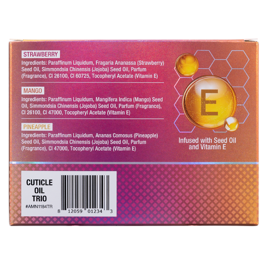 *Cuticle Oil Trio 0.5 - Mango | Strawberry | Pineapple