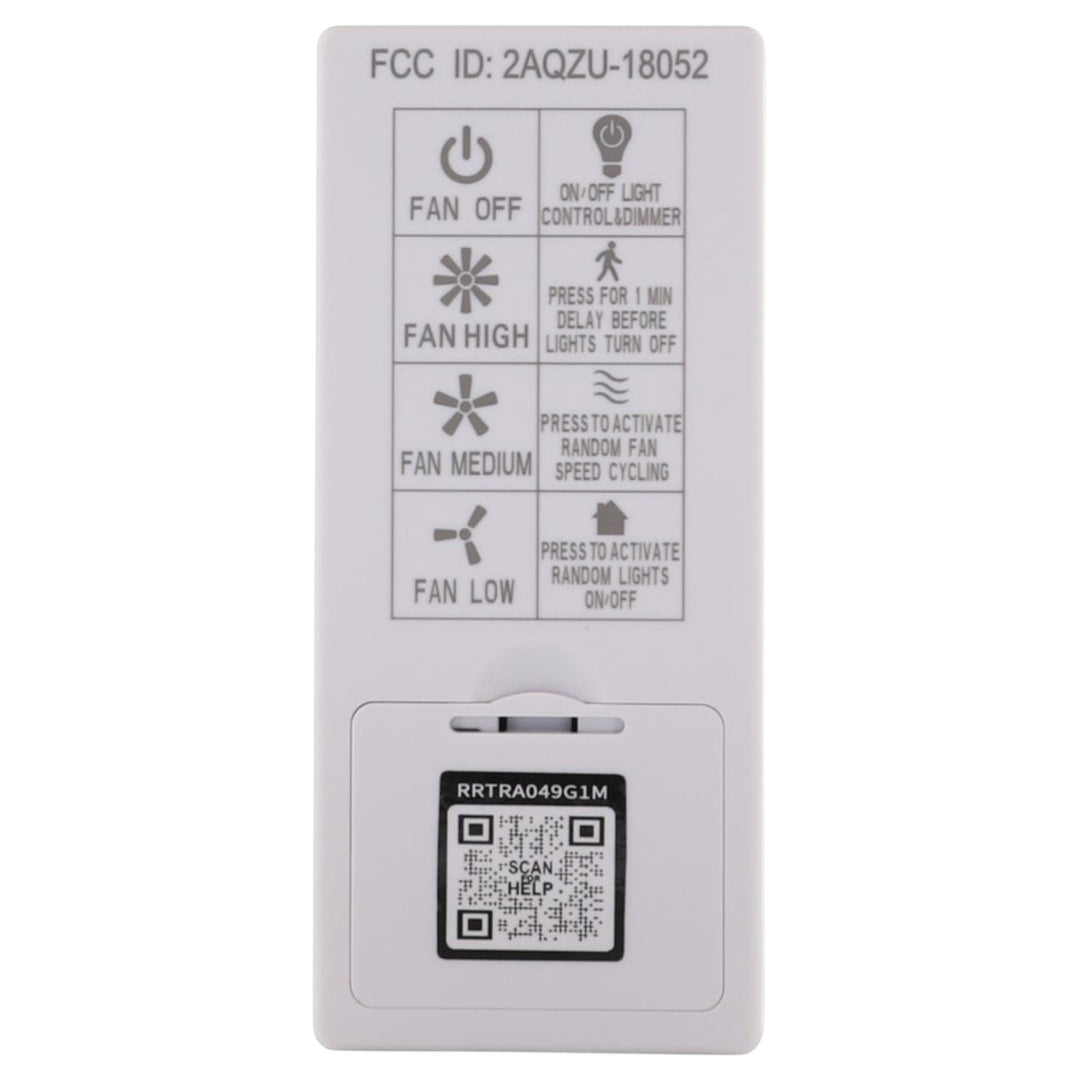 Anderic Substitute for Harbor Breeze TR326A 3-Speed Ceiling Fan Remote Control Compatible with MR101T Receiver 2AQZU-18007 [RRTRA049G1M]