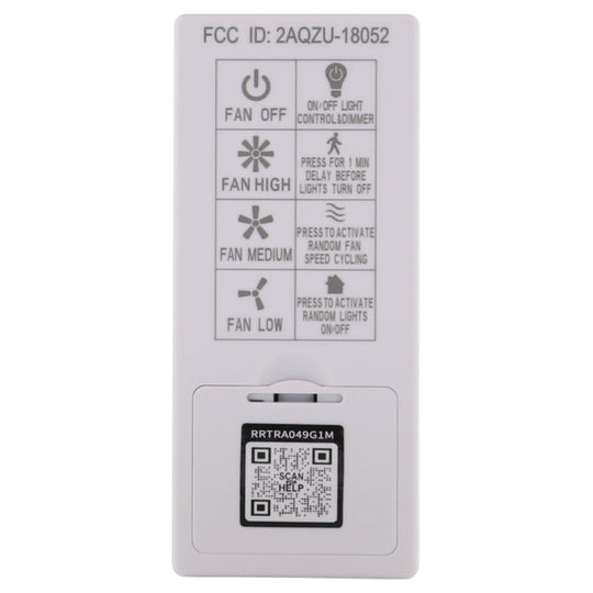 Anderic Substitute for Harbor Breeze TR326A 3-Speed Ceiling Fan Remote Control Compatible with MR101T Receiver 2AQZU-18007 [RRTRA049G1M]
