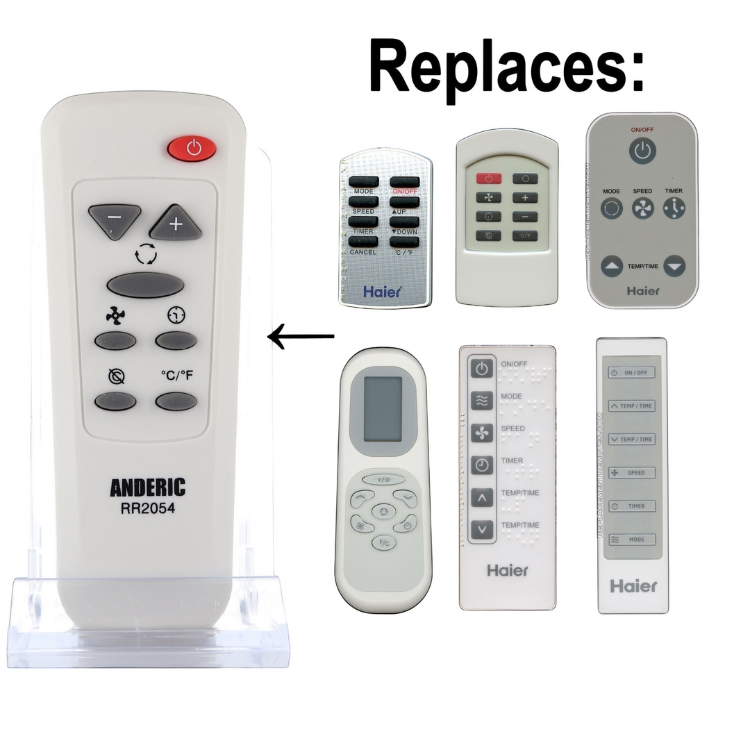Anderic Substitute for GE WJ26X23777 Room Air Conditioner Remote Control - WJ26X23777 [RR2054]