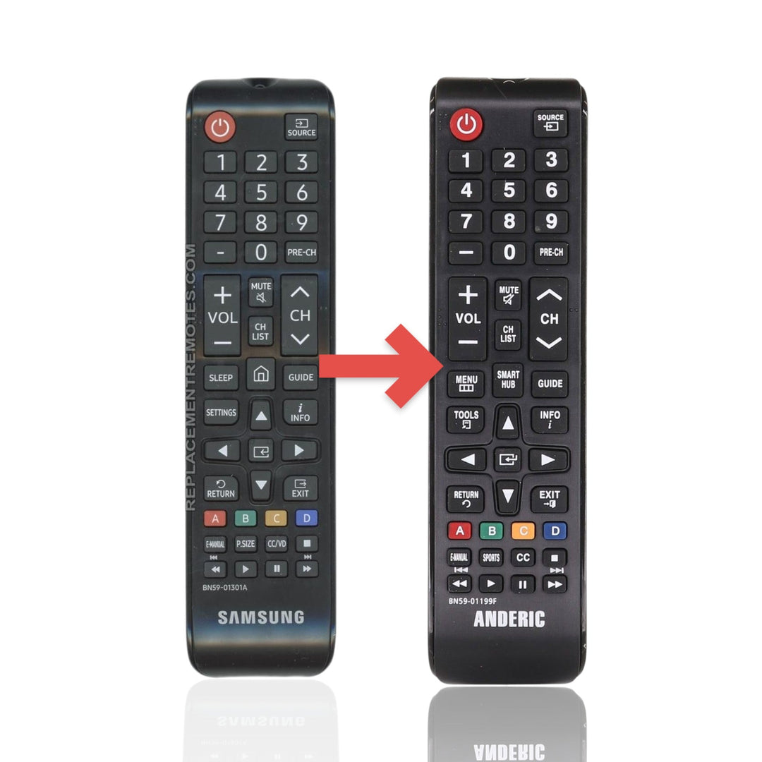 Anderic Substitute For Samsung BN81-15950A TV Remote Control - BN8115950A [BN5901199F]