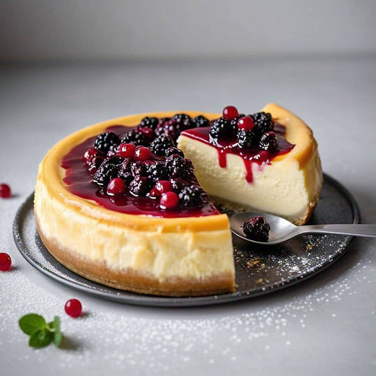 Andy Anand Sugar-Free Wild Berry Cheesecake, 9-Inch – Diabetic-Friendly, California Cream Cheese, Strawberry, Blueberry &amp; Raspberry Gift Box