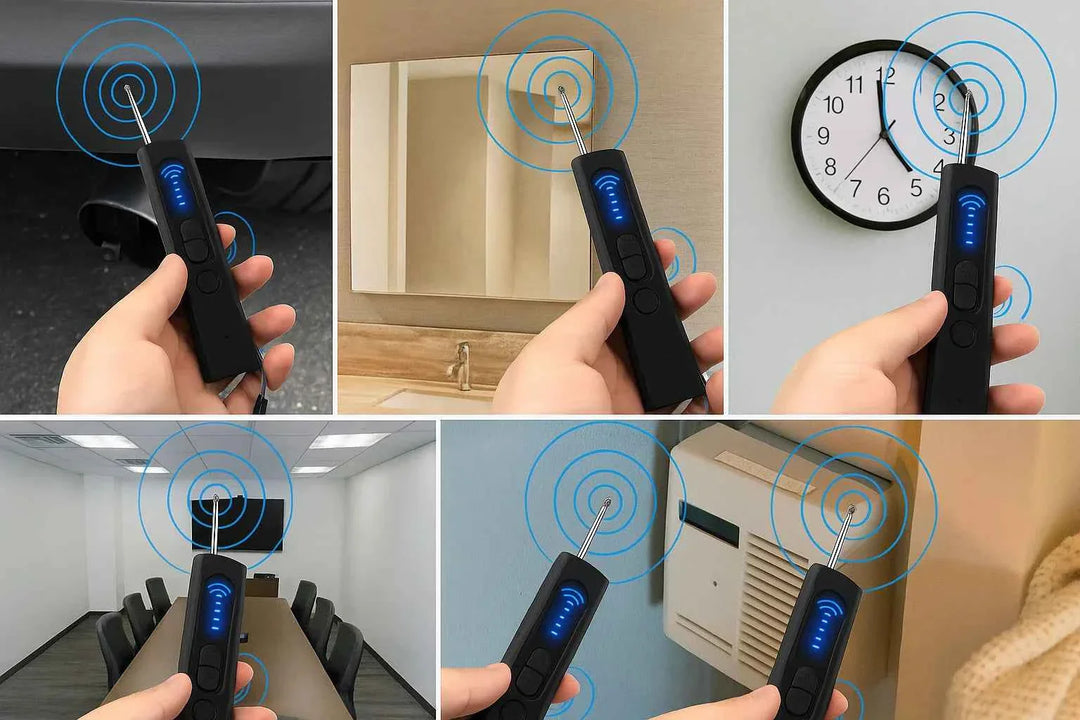 Wireless Signal &amp; Hidden Camera Detector - Anti-Spy Bug Detector Device